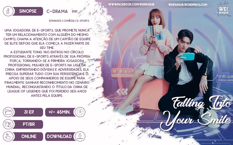 WeTV Portuguese on X: 🎊🎊 📺 Caindo No Amor Por Seu Sorriso 🖤 Atores:  #XuKai #ChengXiao 💗 Tipo: moderna, jogo eletrônico 📅 01/07 transmissão na  WeTV #WeTV 🖤  #Caindonoamorporseusorriso  #Fallingintoyoursmile